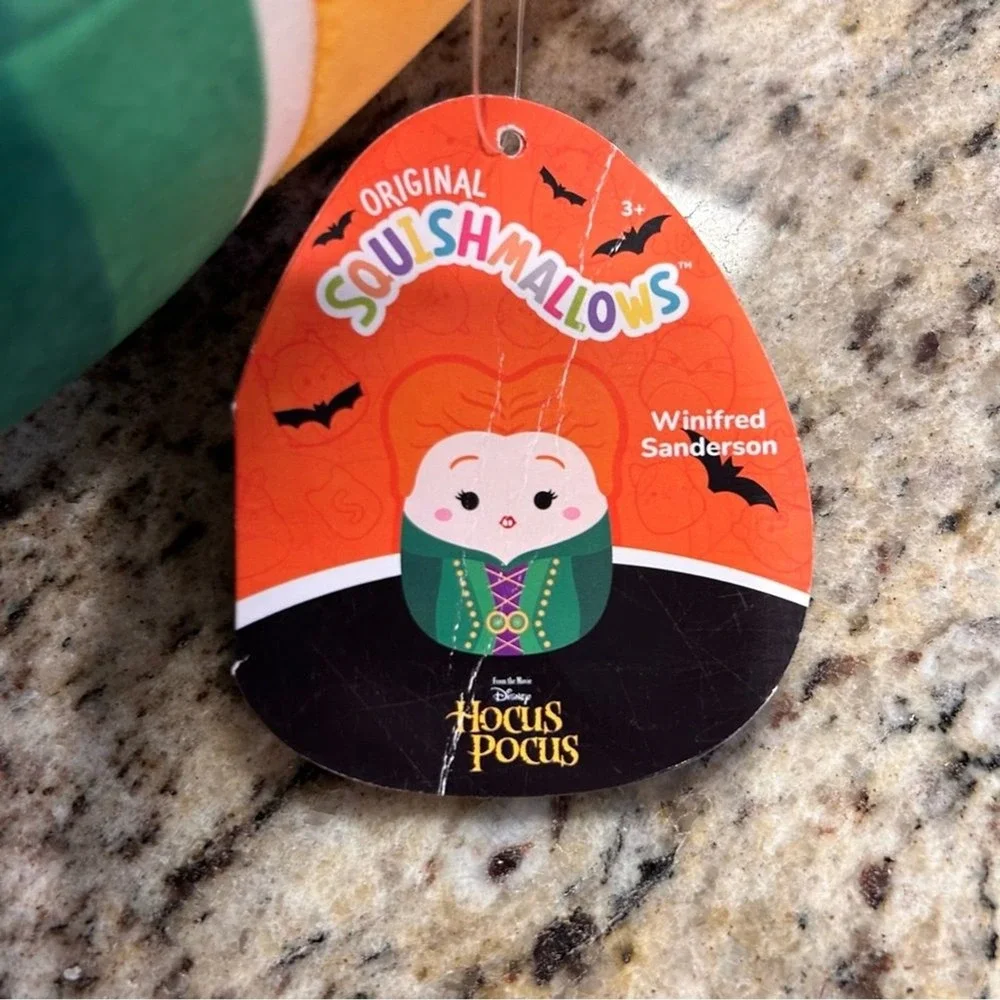 Squishmallows Winifred Sanderson Hocus Pocus‎ 7 Inch  Disney Plush Toy